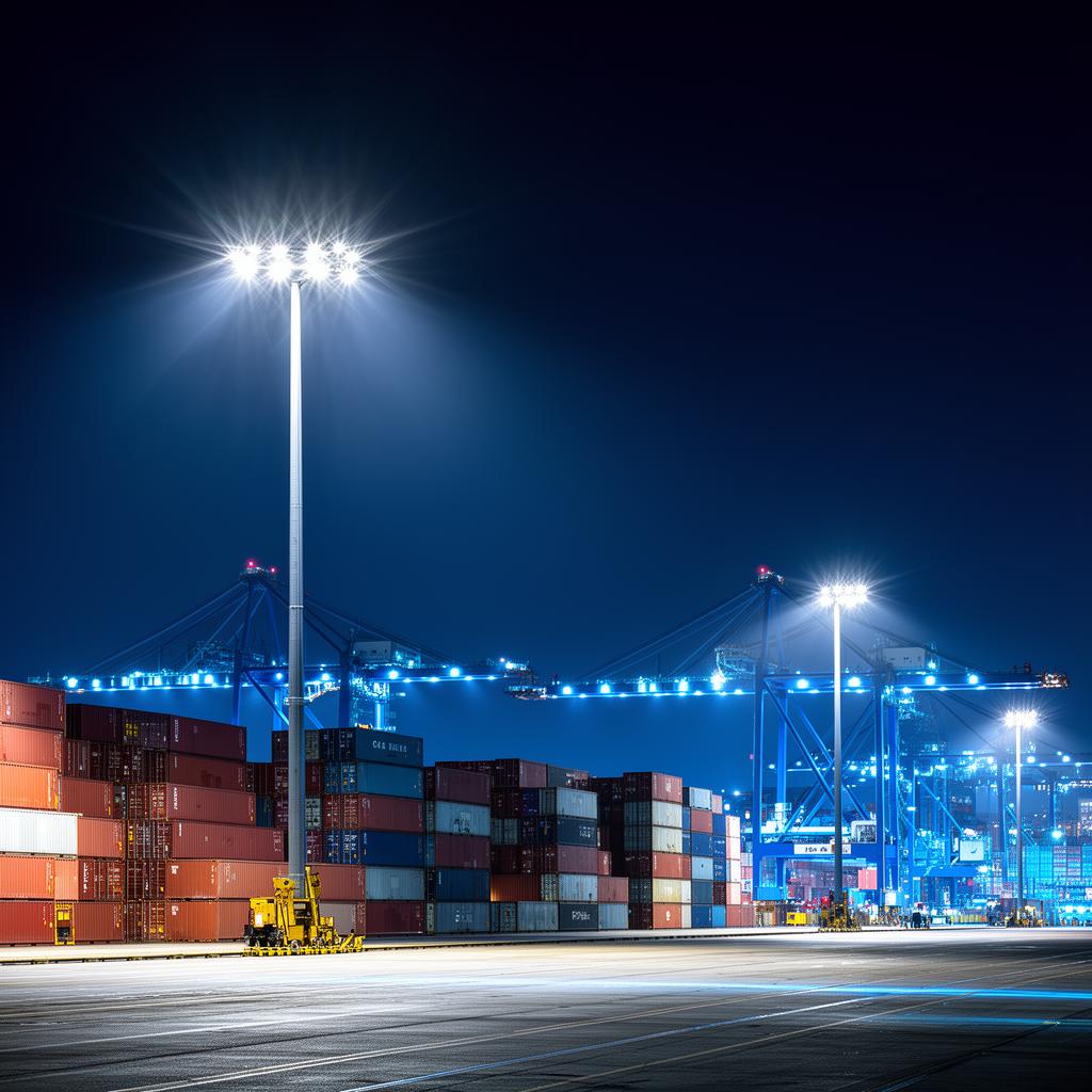 Container Terminal High-Mast Lighting